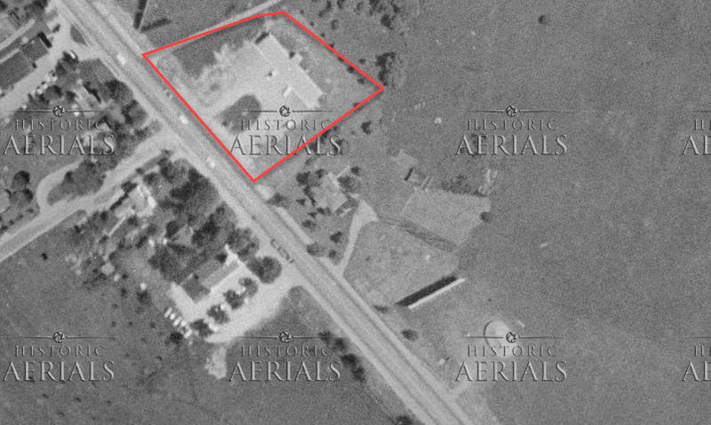 Skylark Motel - 1957 Aerial